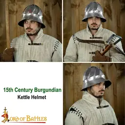 15th century Burgundian kettle hat