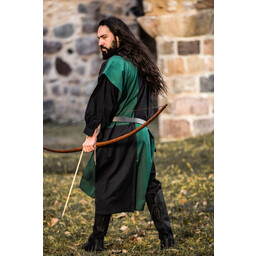 Surcoat, checked, black-green