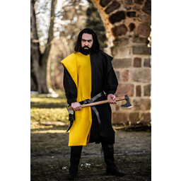 Surcoat men, black-yellow