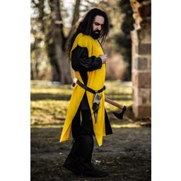 Surcoat men, black-yellow