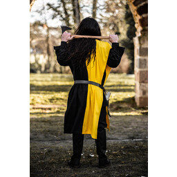 Surcoat men, black-yellow