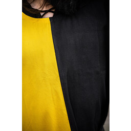 Surcoat men, black-yellow