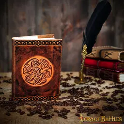 Celtic leather book