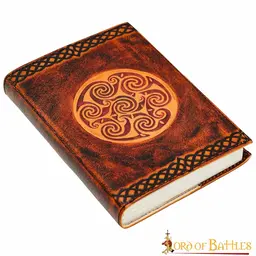 Celtic leather book