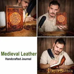 Celtic leather book