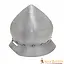15th century kettle hat with antique finish
