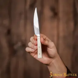 15th century dining knife with bone handle