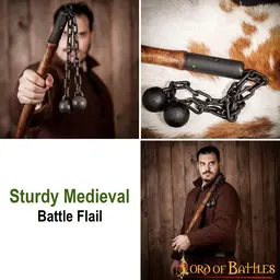 Double medieval flail