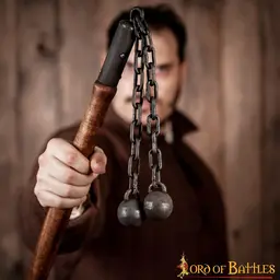 Double medieval flail