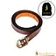 Leather belt Melian, brown