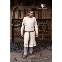 Long medieval tunic Arnaud, natural