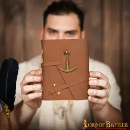 Leather book pirate, antique