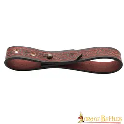 Celtic belt holder for cups, brown