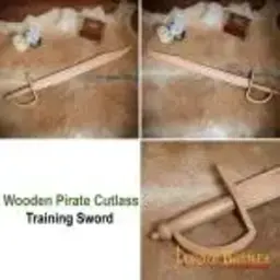 Wooden pirate saber