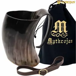 Viking mug with belt holder
