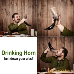 Natural drinking horn 650-1000 ml