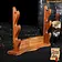 Mythrojan Wooden sword stand for three swords, table stand