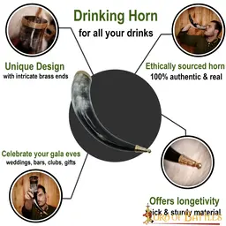 Viking drinking horn Heimdall