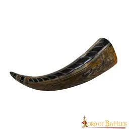 Engraved drinking horn Rogue
