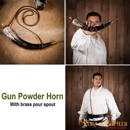 Luxury powder horn