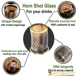 Jarl horn shot glass