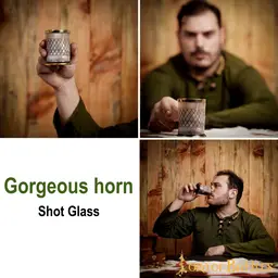 Jarl horn shot glass