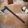 Lord of Battles Viking axe with leather grip