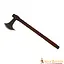 Viking axe with leather grip