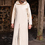 Medieval hooded tunic Renaud, natural