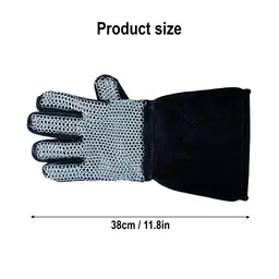 Chain mail gloves, unriveted round rings