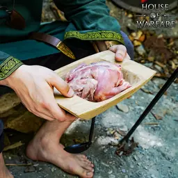 Medieval wooden dish