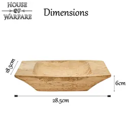 Medieval wooden dish