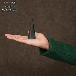 Conical butt cap, hand-forged