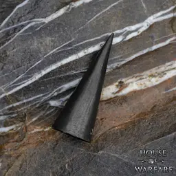 Conical butt cap, hand-forged