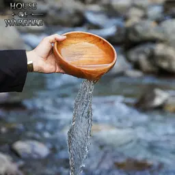 Wooden Viking bowl, 20 cm