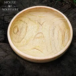 Wooden Viking bowl, 20 cm