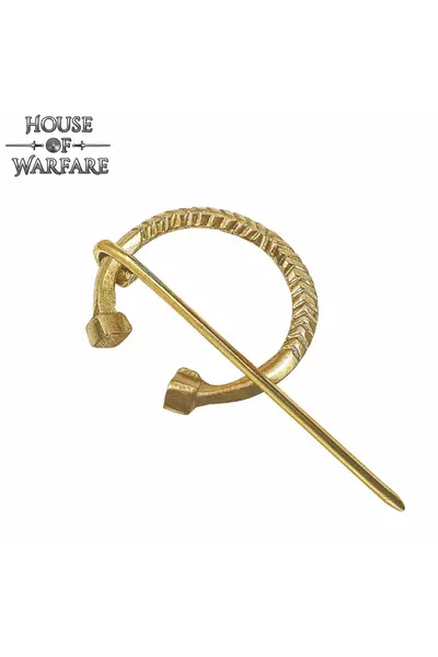 Brass horseshoe fibula Birka small