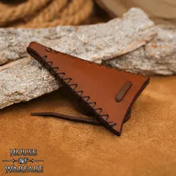 Leather sheath for spears