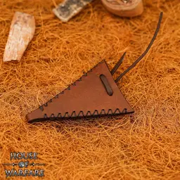 Leather sheath for spears