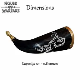 Celtic drinking horn Epona deluxe