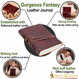 Leather journal eagle