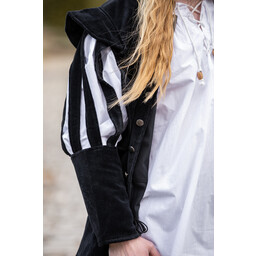 Jacket with open sleeves, black