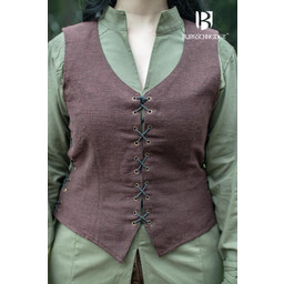 Brown women's vest Marian