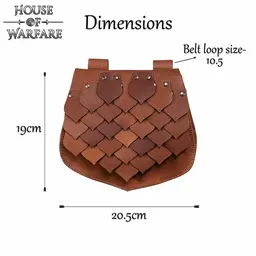 Leather bag Rhaegael