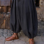 Rusvik Viking trousers Borys, herringbone pattern, black/grey