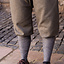 Viking trousers herringbone motif Tilda, olive-grey