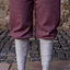 Viking trousers herringbone motif Tilda, burgundy-grey