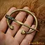 Brass horseshoe fibula Birka