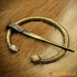 Brass horseshoe fibula Birka