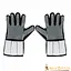 Chain mail gloves with steel plates